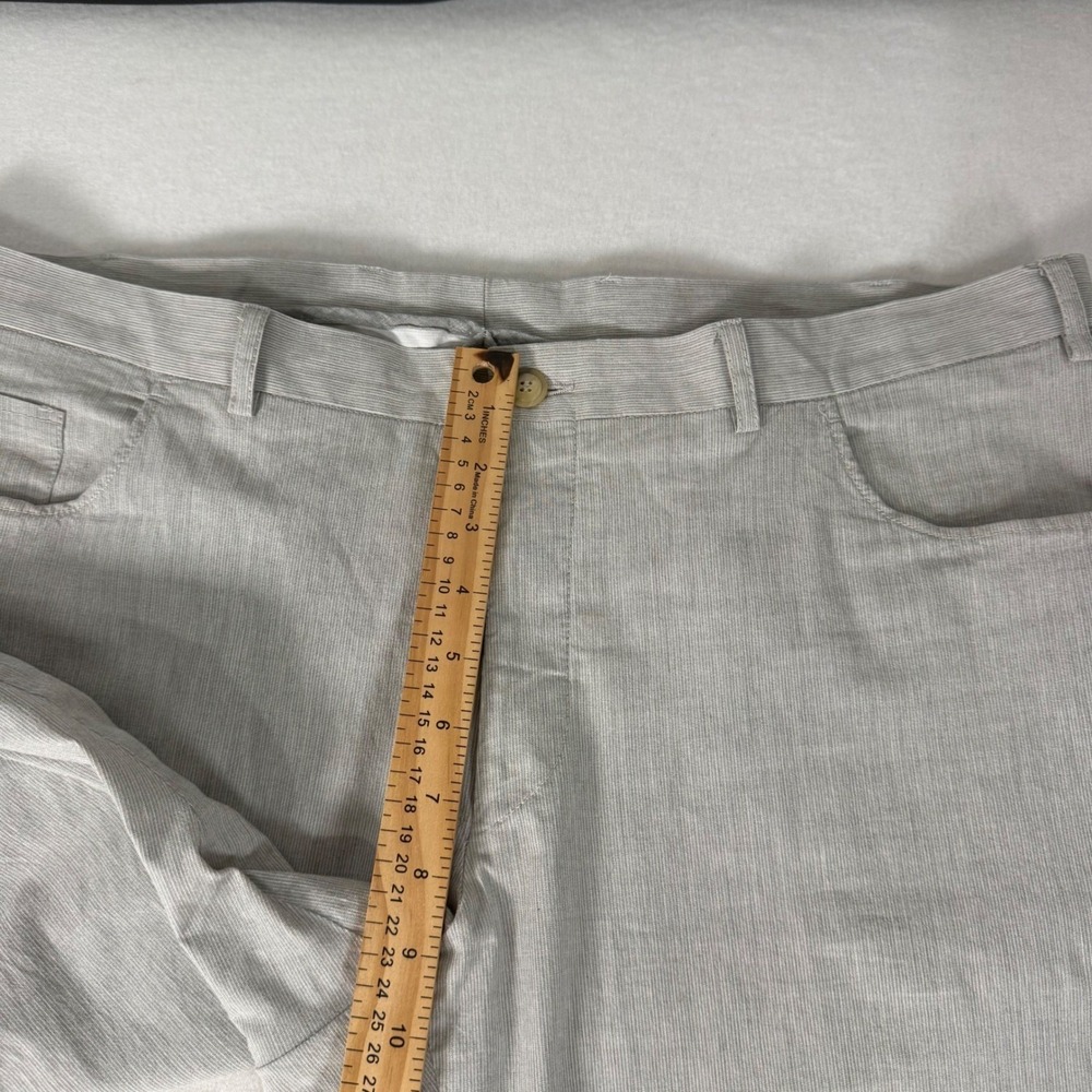 Canali Mens Gray Stretch Pants‎ Regular Fit Italy Quiet Luxury Designer 40x33 - Picture 8 of 11